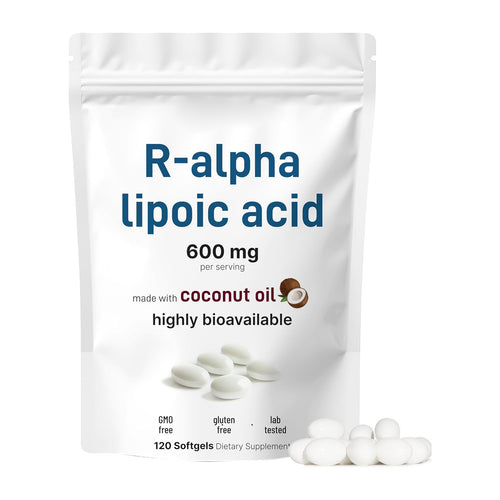 R-Alpha Lipoic Acid Softgel Capsules Dietary Supplement