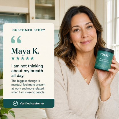 Tuckt – Three-Source Breath Formula (Gut · Mouth · Liver)