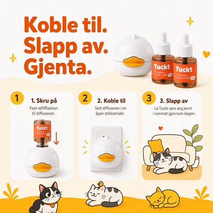 Beroligende diffusor for katt