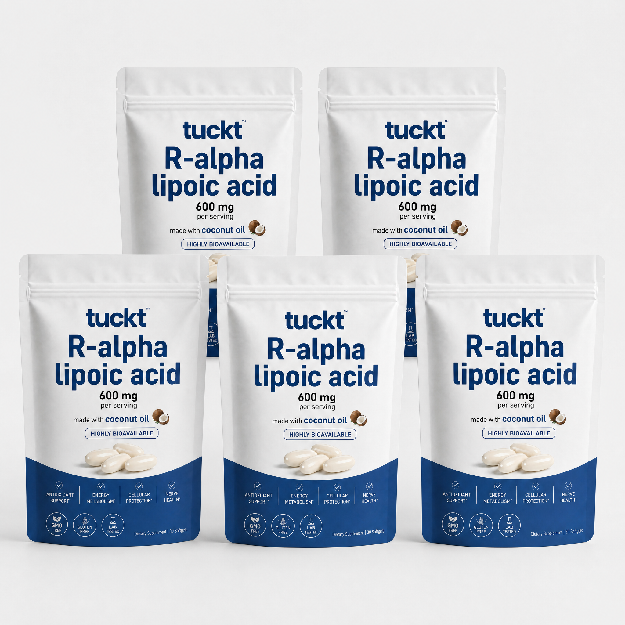 Tuckt R-Alpha Lipoic Acid 5-pack